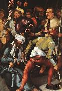  Matthias  Grunewald The Mocking of Christ France oil painting artist
